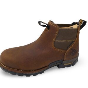 Georgia Boot Eagle One Men's US 10 W Waterproof Chelsea Work Boot Brown GB00315